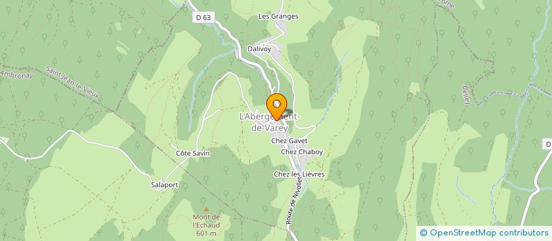 localisation de l'entreprise MONSIEUR MATTEO VINCIGUERRA  L'ABERGEMENT-DE-VAREY