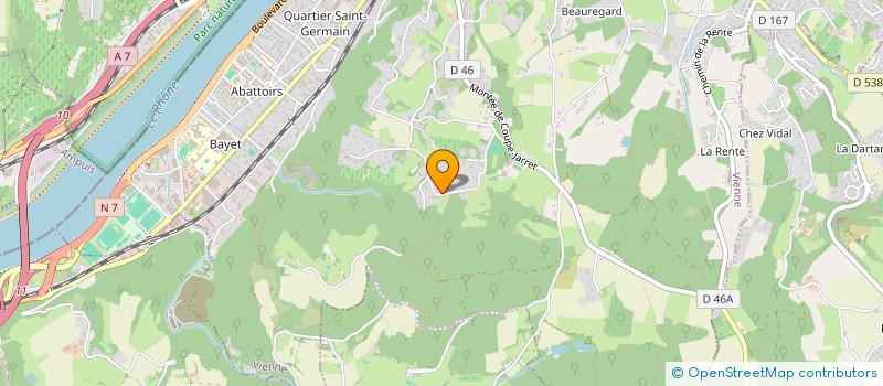 localisation de l'entreprise MONSIEUR MATTEO VIOLANTE  VIENNE