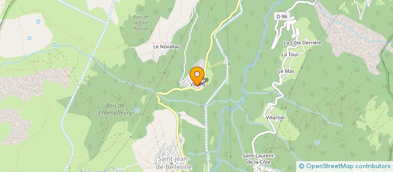 localisation de l'entreprise MONSIEUR MATTEO ZAFRA  LES BELLEVILLE