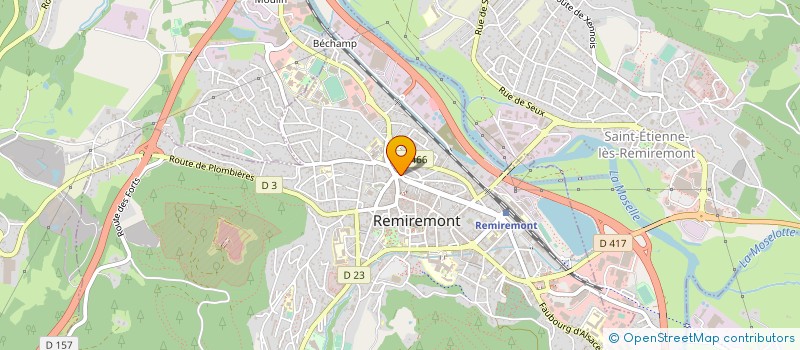 localisation de l'entreprise MONSIEUR MATTEO ZANNINI à REMIREMONT