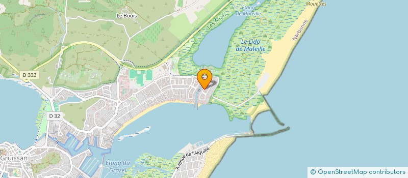 localisation de l'entreprise MONSIEUR MATTEW BRITSCH  GRUISSAN
