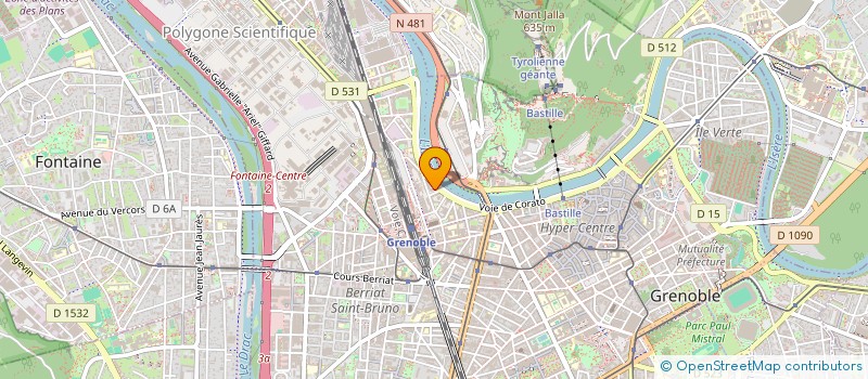 localisation de l'entreprise MONSIEUR MATTHEO DAMOUR à GRENOBLE