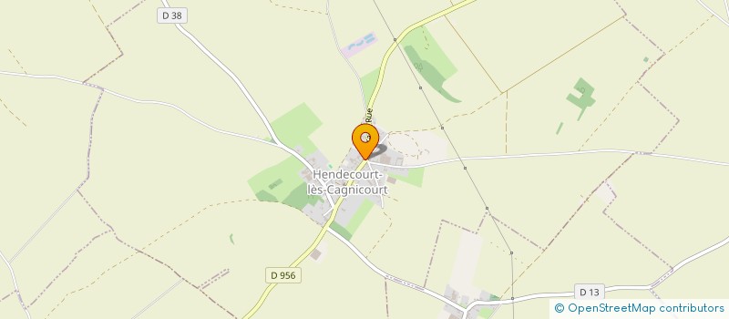 localisation de l'entreprise MONSIEUR MATTHEO LETOMBE  HENDECOURT-LES-CAGNICOURT