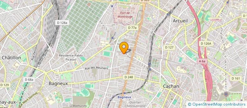 localisation de l'entreprise MONSIEUR MATTHEW AIBANGBEE à BAGNEUX