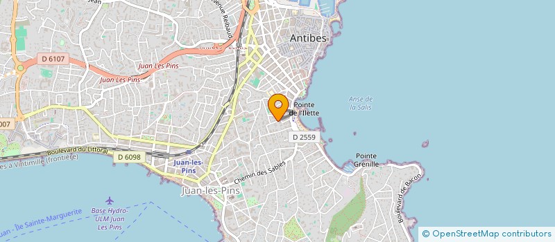 localisation de l'entreprise MONSIEUR MATTHEW D'OFFAY  ANTIBES