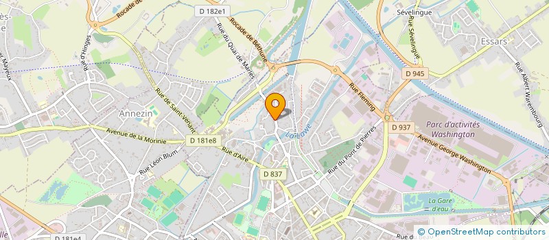 localisation de l'entreprise MONSIEUR MATTHEW DEPLANQUE à BETHUNE