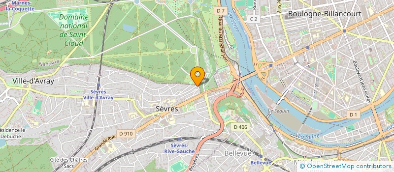 localisation de l'entreprise MONSIEUR MATTHEW DWYER à SEVRES