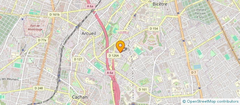 localisation de l'entreprise MONSIEUR MATTHEW GORDON  LE KREMLIN-BICETRE