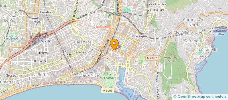 localisation de l'entreprise MONSIEUR MATTHEW HILLIER à NICE