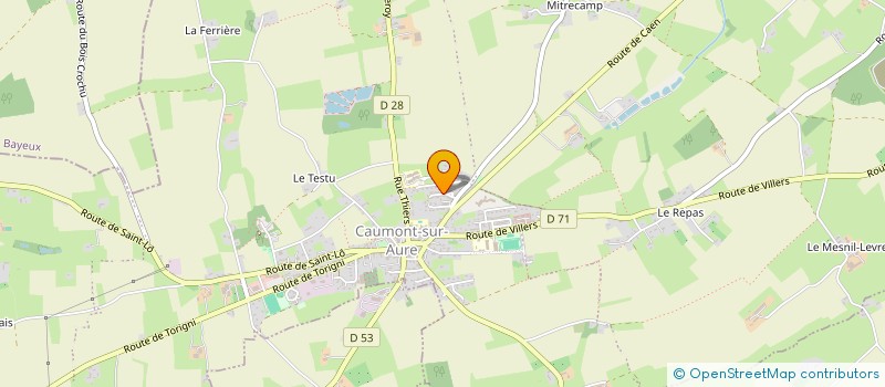 localisation de l'entreprise MONSIEUR MATTHEW HOLYWOOD  CAUMONT-SUR-AURE