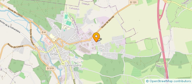 localisation de l'entreprise MONSIEUR MATTHEW IMPEY  LA VESPIERE-FRIARDEL