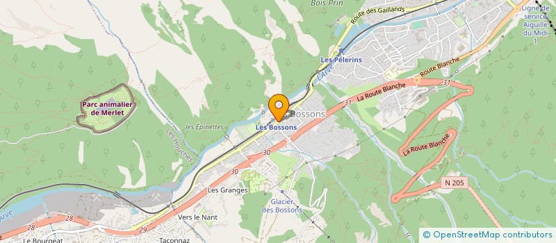 localisation de l'entreprise MONSIEUR MATTHEW JAMES PERRIER  CHAMONIX MONT BLANC