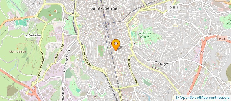 localisation de l'entreprise MONSIEUR MATTHEW JOHNSON  SAINT-ETIENNE