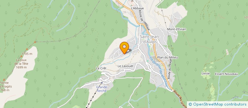 localisation de l'entreprise MONSIEUR MATTHEW JOYCE  SAINT-JEAN-D'AULPS