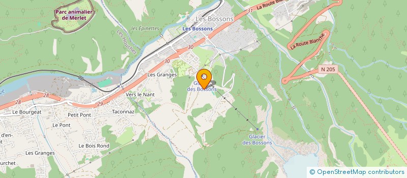 localisation de l'entreprise MONSIEUR MATTHEW KITCHINER  CHAMONIX-MONT-BLANC