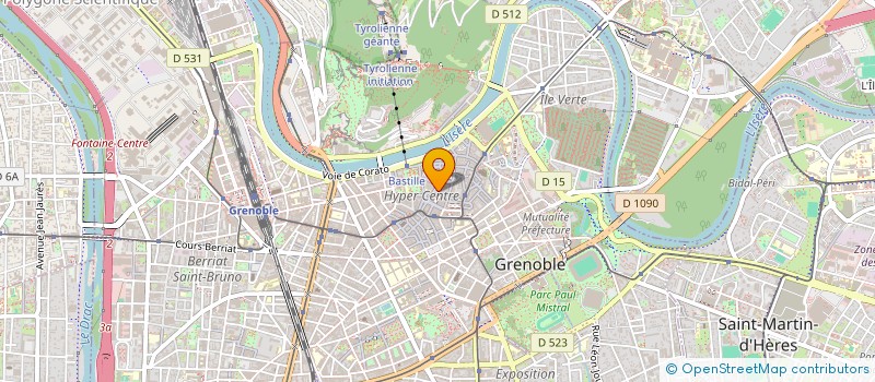 localisation de l'entreprise MONSIEUR MATTHEW LARRAS  GRENOBLE