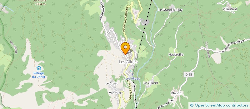 localisation de l'entreprise MONSIEUR MATTHEW LINDLEY  LES ALLUES