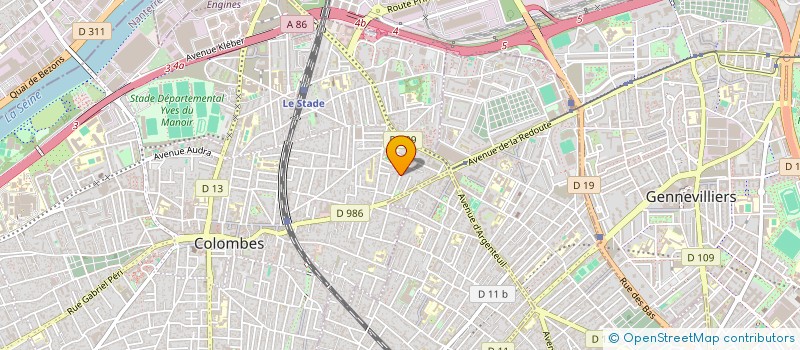 localisation de l'entreprise MONSIEUR MATTHEW MOSTRAG à COLOMBES