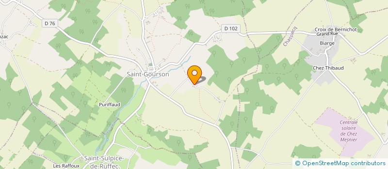 localisation de l'entreprise MONSIEUR MATTHEW PAYNE  SAINT-GOURSON