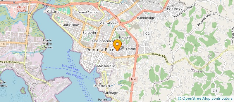 localisation de l'entreprise MONSIEUR MATTHEW PETER à LES ABYMES
