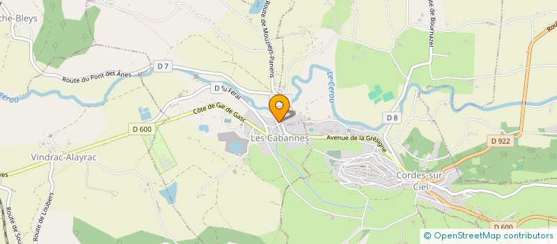 localisation de l'entreprise MONSIEUR MATTHEW ROBERT SQUIRE  CORDES-SUR-CIEL