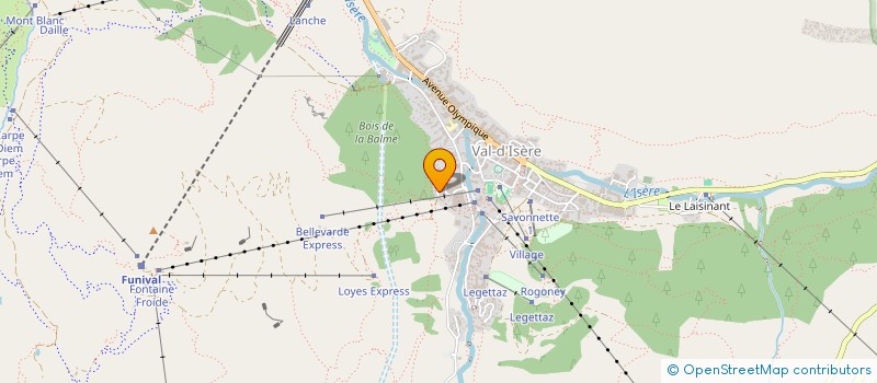 localisation de l'entreprise MONSIEUR MATTHEW SLAFFER  VAL D'ISERE