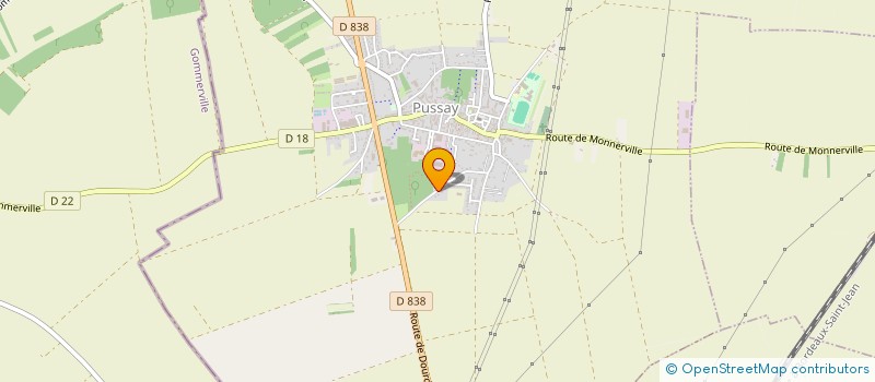 localisation de l'entreprise MONSIEUR MATTHEW THILL  PUSSAY