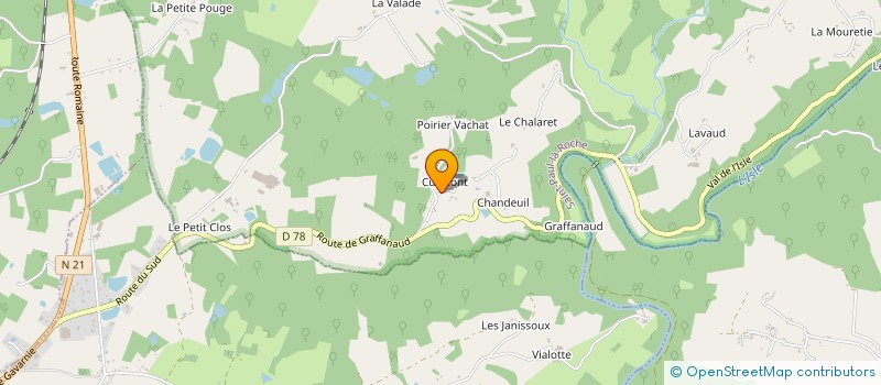 localisation de l'entreprise MONSIEUR MATTHEW WALL  SAINT-PAUL-LA-ROCHE