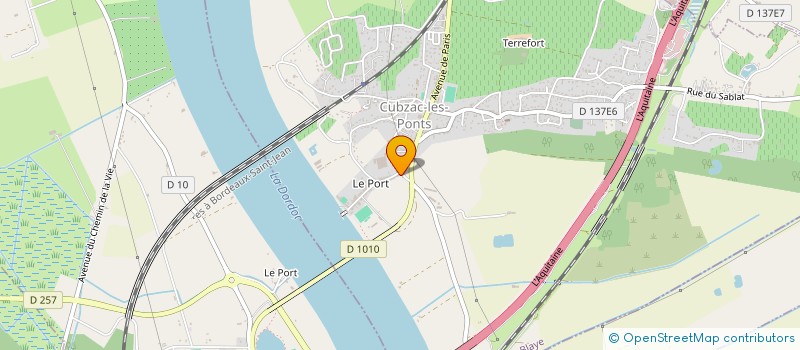 localisation de l'entreprise MONSIEUR MATTHEWS ARMENGOL  CUBZAC-LES-PONTS