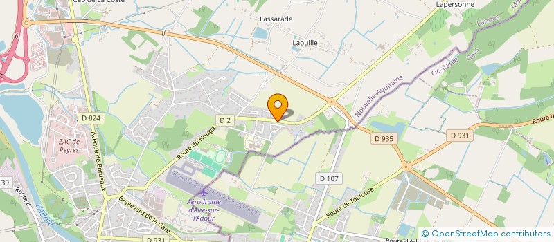 localisation de l'entreprise MONSIEUR MATTHIAS ALVAREZ-RODRIGUEZ  AIRE-SUR-L'ADOUR