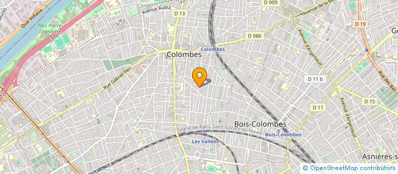 localisation de l'entreprise MONSIEUR MATTHIAS BACCINO  COLOMBES