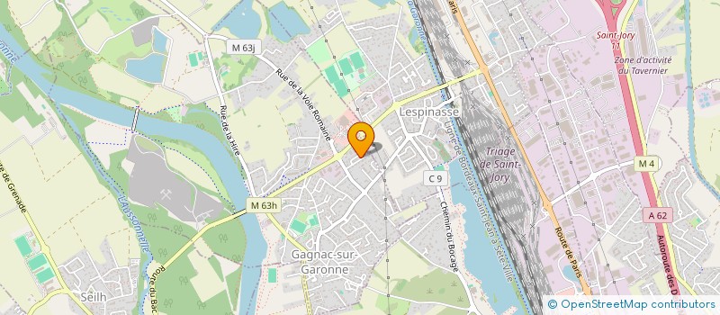localisation de l'entreprise MONSIEUR MATTHIAS BARBIER  GAGNAC-SUR-GARONNE