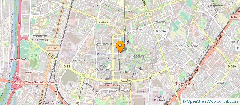 localisation de l'entreprise MONSIEUR MATTHIAS BARRIER  GRENOBLE