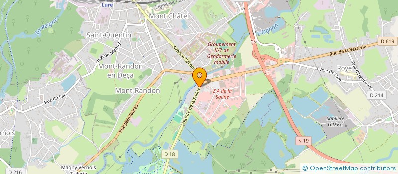 localisation de l'entreprise MONSIEUR MATTHIAS BAZEAU  VOUHENANS