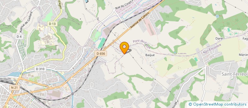 localisation de l'entreprise MONSIEUR MATTHIAS BERTOMEU à AGEN