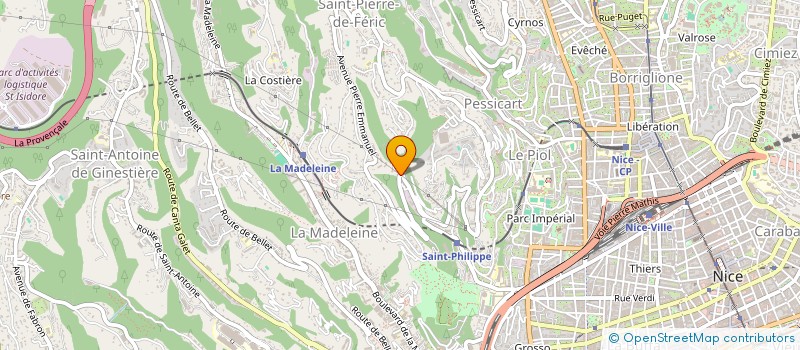 localisation de l'entreprise MONSIEUR MATTHIAS BIANCARDINI à NICE