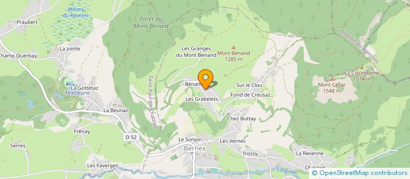 localisation de l'entreprise MONSIEUR MATTHIAS BIRRAUX  BERNEX