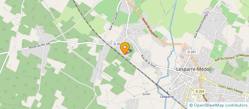 localisation de l'entreprise MONSIEUR MATTHIAS BRENDEL  GAILLAN-EN-MEDOC