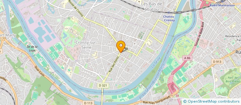 localisation de l'entreprise MONSIEUR MATTHIAS BURDEL  CROISSY-SUR-SEINE