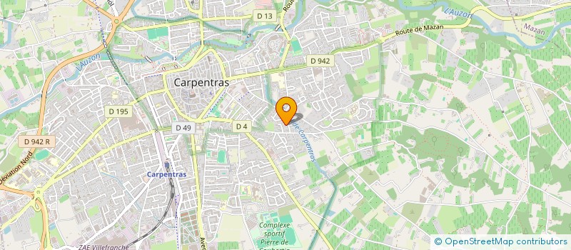 localisation de l'entreprise MONSIEUR MATTHIAS CEYTE à CARPENTRAS