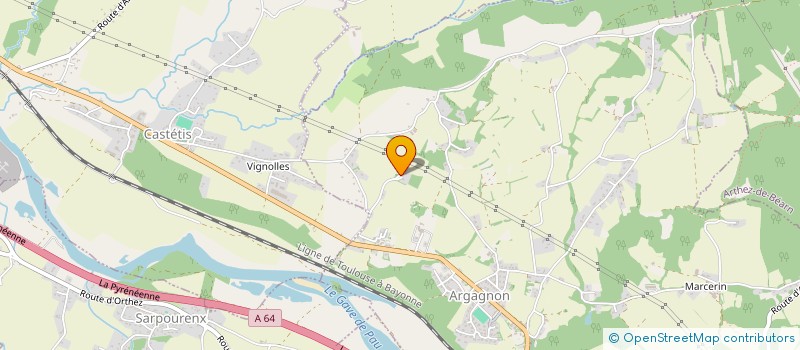 localisation de l'entreprise MONSIEUR MATTHIAS CHAILLY  ARGAGNON