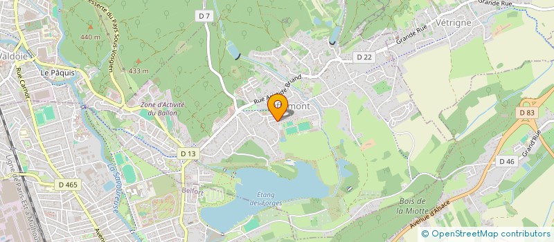 localisation de l'entreprise MONSIEUR MATTHIAS CHARPENTIER  OFFEMONT