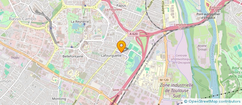 localisation de l'entreprise MONSIEUR MATTHIAS CHAUMONT  TOULOUSE