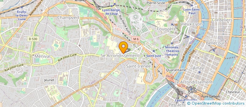 localisation de l'entreprise MONSIEUR MATTHIAS CHEY à LYON
