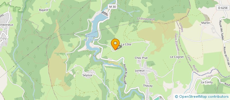 localisation de l'entreprise MONSIEUR MATTHIAS CLAIR  SAINTE-CROIX-EN-JAREZ