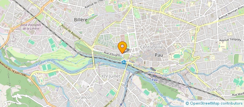localisation de l'entreprise MONSIEUR MATTHIAS COLIN à PAU