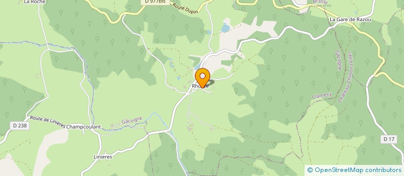 localisation de l'entreprise MONSIEUR MATTHIAS CONTET  GACOGNE