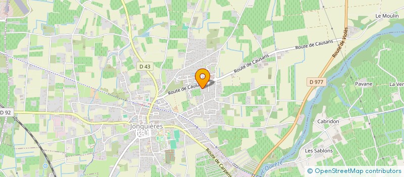 localisation de l'entreprise MONSIEUR MATTHIAS CORSO à JONQUIERES