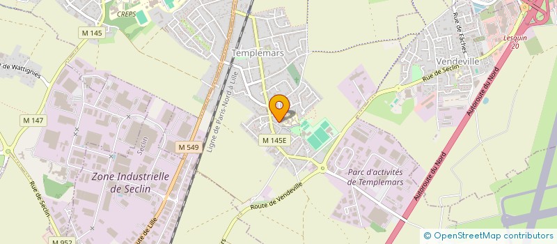 localisation de l'entreprise MONSIEUR MATTHIAS CREPEL à LILLE