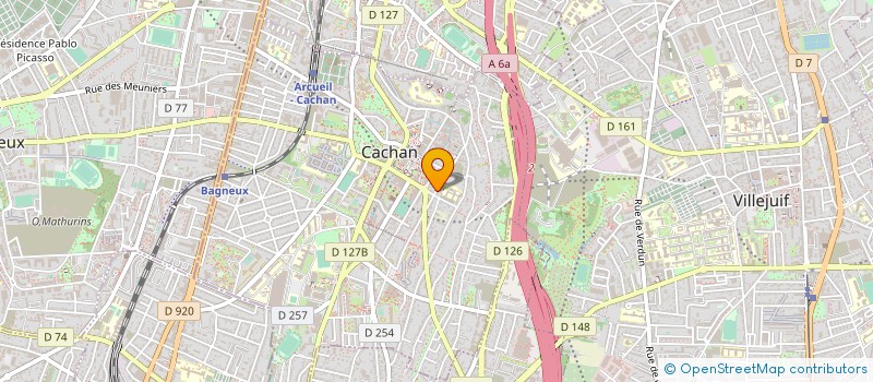 localisation de l'entreprise MONSIEUR MATTHIAS CROSET  CACHAN